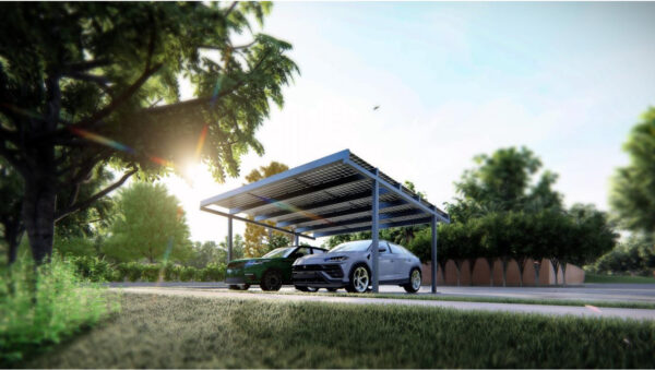 Carport ML Sun Energy dwustanowiskowy o mocy 4
