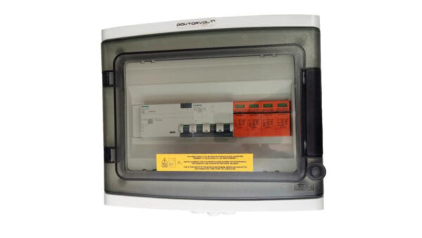 Doktorvolt Rozdzielnica PV Fotowoltaiczna Solarna AC SIEMENS 3F B10A 25A 300mA T2 0737 DV-0737-FOT