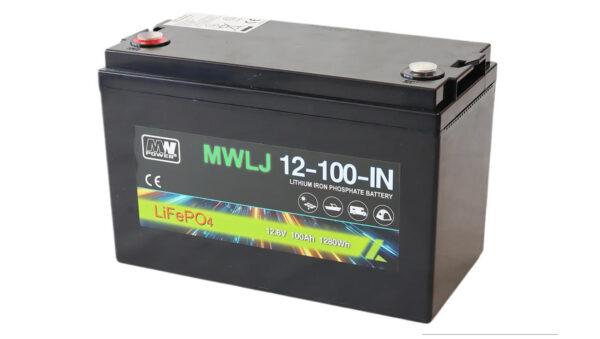 MWLJ 12-100-IN: akumulator LiFePO4 12.8V/100Ah IN / LiFePO4 battery 12.8V/100Ah IN - (330x172x215mm)