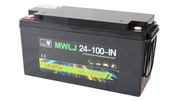 MWLJ 24-100-IN: akumulator LiFePO4 25.6V/100Ah IN / LiFePO4 battery 25.6V/100Ah IN - (483x170x240)