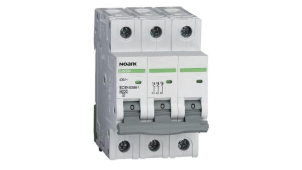 NOARK Wyłącznik nadprądowy 3P Typ B 40A 6kA AC (100057)