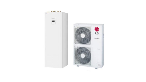 Pompa ciepła LG Therma V Hydrosplit 12 kW 400V ze zintegrowanym zasobnikiem CWU 200l LG HU123MRB/HN1616YNB.1