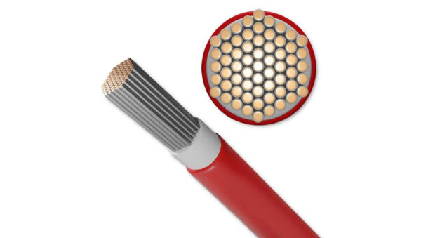 Qoltec Kabel solarny fotowoltaiczny 6mm 100m czerwony