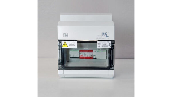 Rozdzielnica AC TYP53 - RAC53/3F/B25A/T1+T2/RCD/UV - SCHNEIDER K60N-B25-3 / 4p 300mA TYP A / IP65 / 1000V AC / 1500V DC / ZEW.