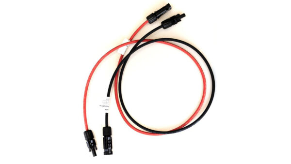 Set kabel fotowoltaiczny 4mm2 czerwony i czarny PV ze złączkami MC4 2x5m
