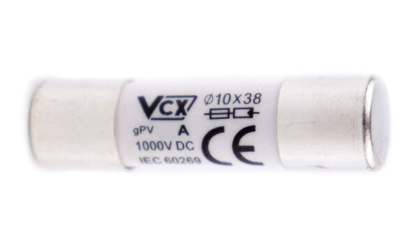 Wkładka bezpiecznikowa cylindryczna topikowa gPV 10x38 16A 1000V DC / CF-10-16A