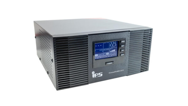 Zasilacz awaryjny 230VAC 600W z ładowarką 12V/10A/20A do podłączenia akumulatorów AGM CO-sinusUPS-600W-LCD12V