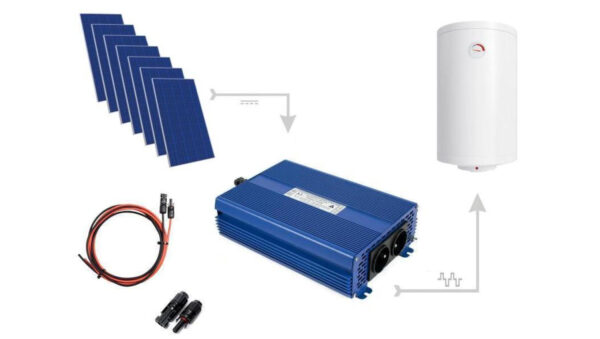 Zestaw do grzania wody w bojlerach 7xPV Mono 3000 ECO Solar Boost