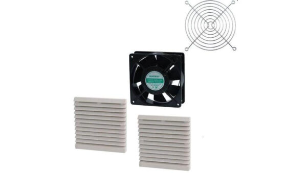 Zestaw wentylacyjny WMZL312038B-AC230C 230V AC 120x120x38mm ( 2x ZL-803