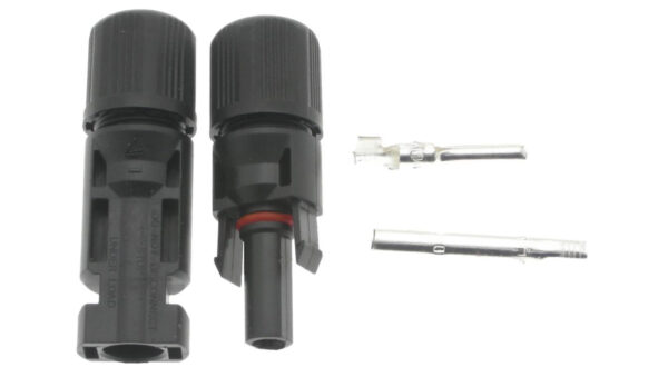 Złącze fotowoltaiczne na przewód MC4 męskie żeńskie 4mm2 IP67 1000V DC